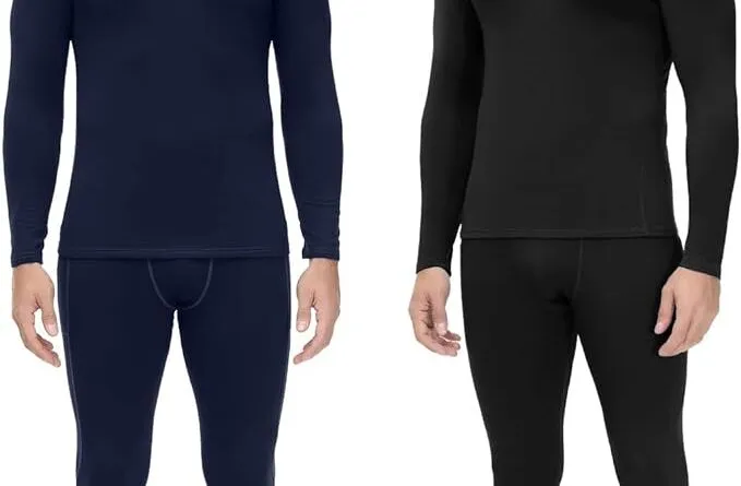 Stay Warm and Comfortable with Odoland Thermal Underwear Mens Set