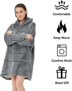 How to Stay Cosy and Stylish with AZENTOP Oversized Hoodie Blanket