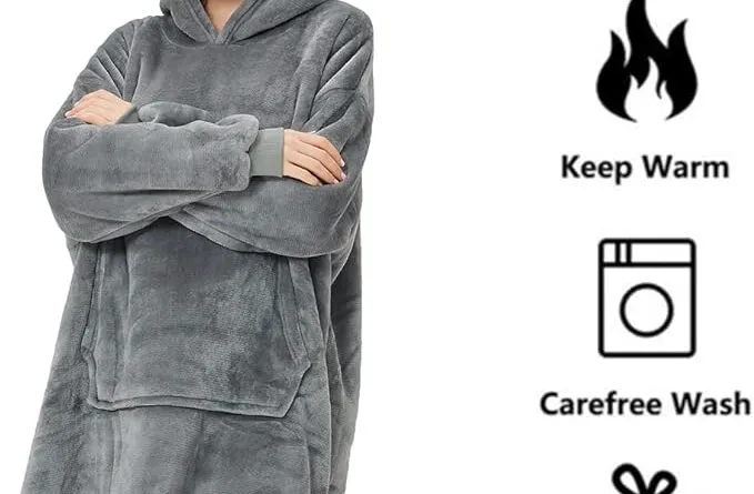 How to Stay Cosy and Stylish with AZENTOP Oversized Hoodie Blanket