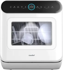 Tiny Kitchen, Big Clean Dreams: Conquer Dirty Dishes with the COMFEE' Mini Plus Dishwasher!