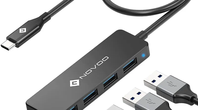 Port Expansion Perfection: Conquer Connectivity Chaos with the NOVOO USB-C Hub Powerhouse