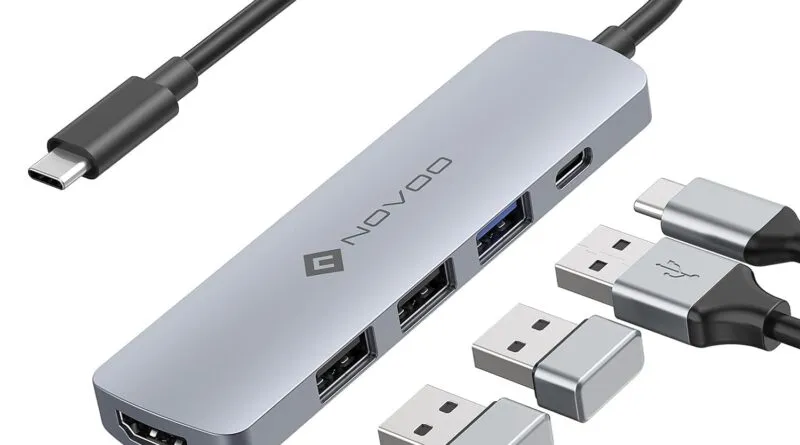 One Port Rules Them All: NOVOO USB-C Hub - Unleash Connectivity Chaos