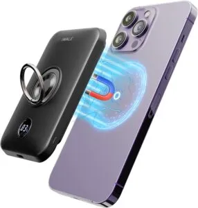 Power Up Your iPhone in Style: iWALK Magnetic Wireless Power Bank - Wireless Freedom, Maximum Grip