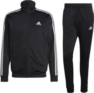 Street Style Champion: Own the Athleisure Game with the adidas Basic 3-Stripes Tricot Tracksuit