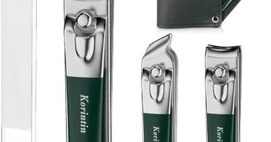 Upgrade Your Nail Care: Korintin Clippers Set - Precision Trimming Meets Stylish Convenience!