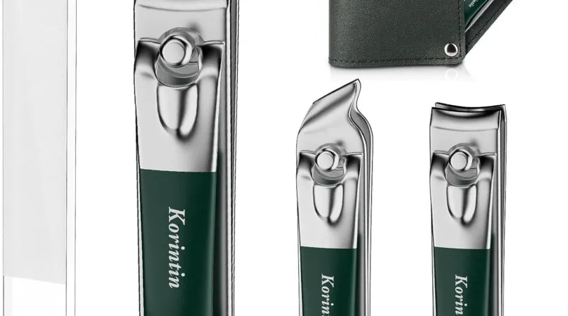 Upgrade Your Nail Care: Korintin Clippers Set - Precision Trimming Meets Stylish Convenience!