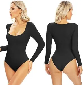 How to Look Stylish and Sexy with a Long Sleeve Shapewear Bodysuit Sexy Shaping Jumpsuit