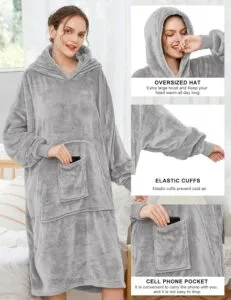How to Stay Warm and Comfortable with Voqeen Oversized Blanket Hoodie for Women and Men