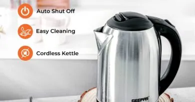 Geepas Electric Kettle, 1500W: A Fast and Convenient Way to Boil Water