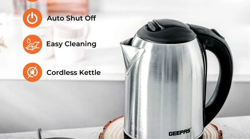 Geepas Electric Kettle, 1500W: A Fast and Convenient Way to Boil Water