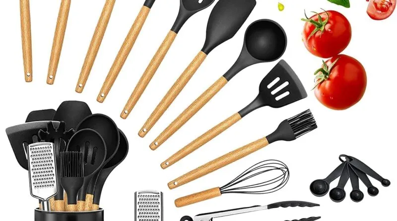 Ditch the Clutter, Conquer the Kitchen: OLIYA's 34-Piece Utensil Symphony!