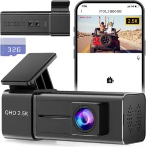 Dash Cam Front WiFi 2.5K 1440P Car Camera: A Smart and Compact Dash Cam for Your Car