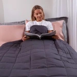 Highams Weighted Blanket 8kg for Adults: A Cozy and Calming Blanket for Better Sleep