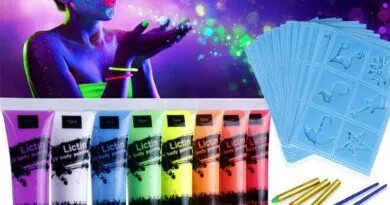 Glow Up, Shine On: Transform Your Night with Lictin's UV Face & Body Paint Kit