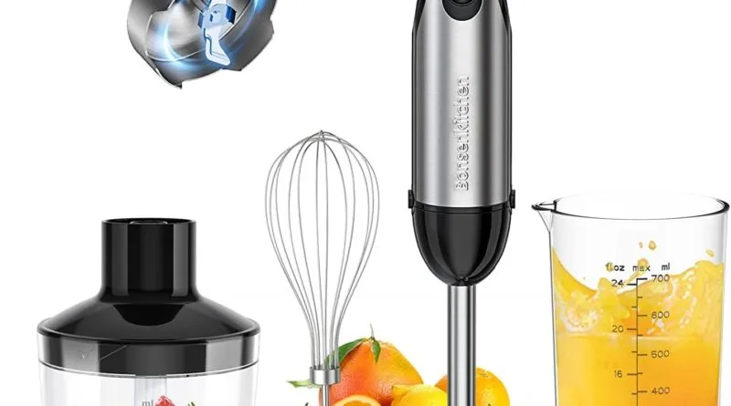 Conquer the Kitchen: Master Chef in Minutes with the Bonsenkitchen 4-in-1 Hand Blender