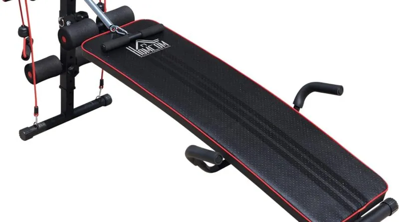 Sculpt Your Core, Conquer Your Goals: HOMCOM Sit-Up Bench - Your Home Gym Powerhouse!