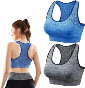 Unleash Your Inner Athlete: SamHeng's 2-Pack Seamless Sports Bras - Comfort Meets Confidence!