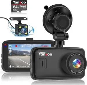 How to Capture Every Moment on the Road with the Dash Cam Front and Rear with 64GB Card