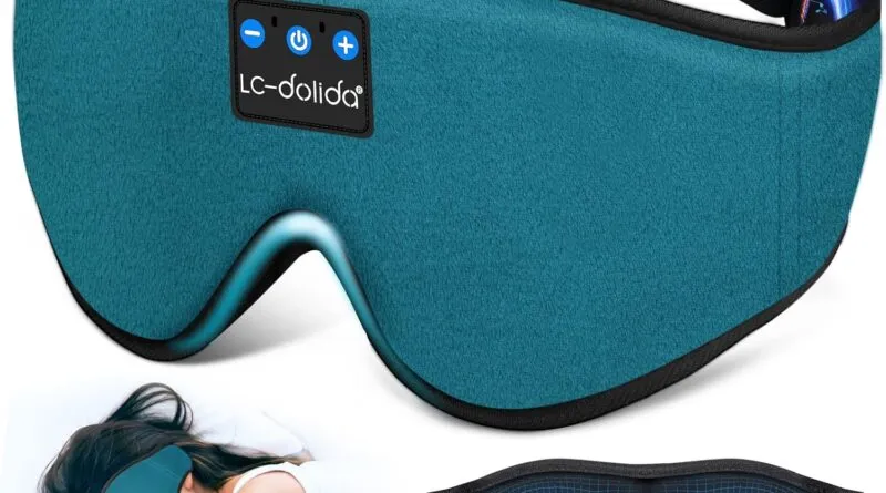 Dream On, Noise Off: LC-dolida's Sleep Mask Headphones - Your Ticket to Sleep Nirvana!