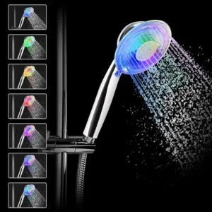 Transform Your Washroom: Unleash the Magic of the LEDGLE Rainbow Shower!