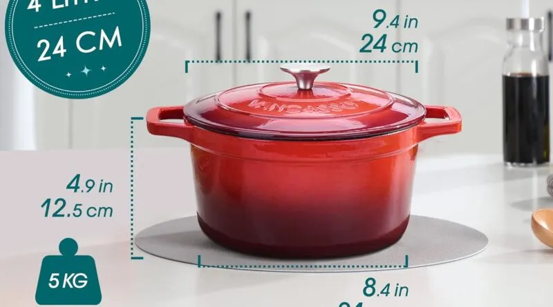 vancasso Dutch Oven: A Classic Cast Iron Pot for Your Kitchen