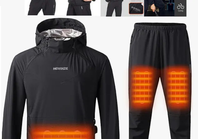 Sweat Revolution: Unleash Your Inner Athlete with the HEWINZE Heated Sauna Suit!