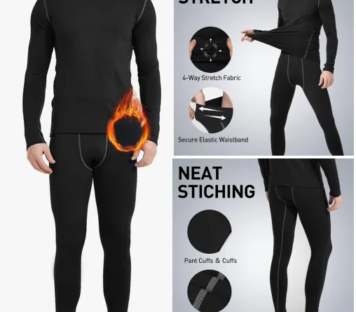 How to Stay Warm and Comfortable with Arcweg Thermal Underwear Set Men