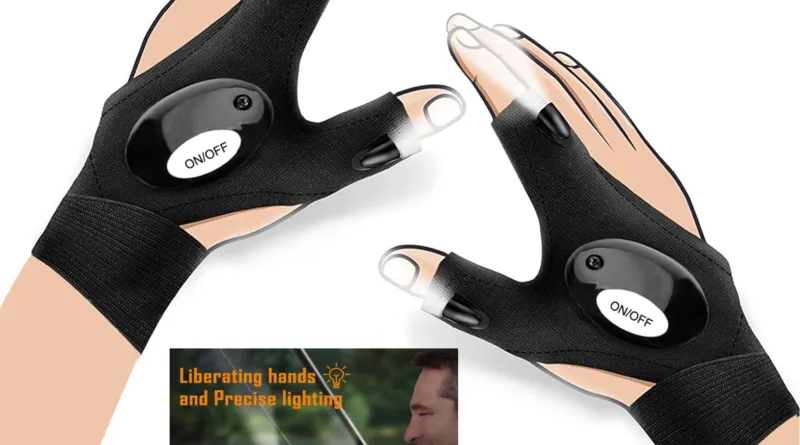 Ditch the Dimmer, Embrace the Glimmer: Flashlight Gloves - Gear Up for Dads Who Do!