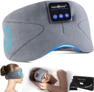 Experience Blissful Sleep with the Sleep Headphones Bluetooth Eye Mask