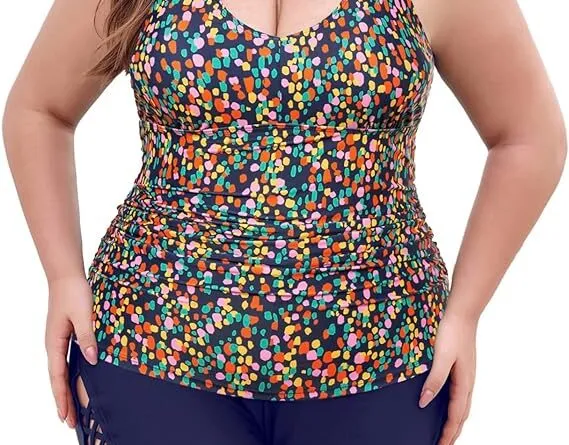 Flaunt Your Confidence with Hanna Nikole's Plus Size Tankini Set