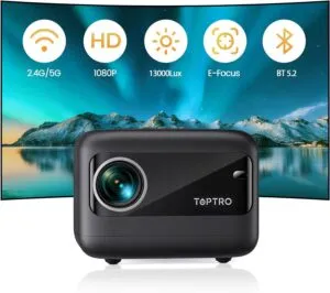 Revolutionize Your Home Entertainment with the TOPTRO Portable Projector