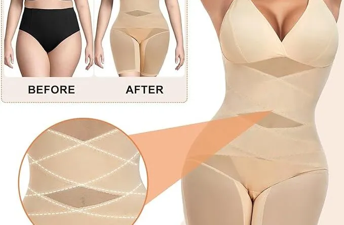 Empower Your Figure with Lonya Women Shapewear V Neck Tummy Control Body Shaper