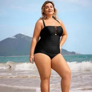 Flaunt Your Curves with the Hanna Nikole Plus Size Swimsuit