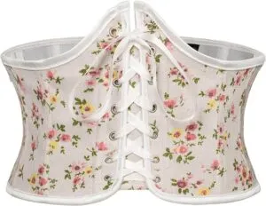 Elevate Your Style with the SCARLET DARKNESS Women Floral Corset Belt