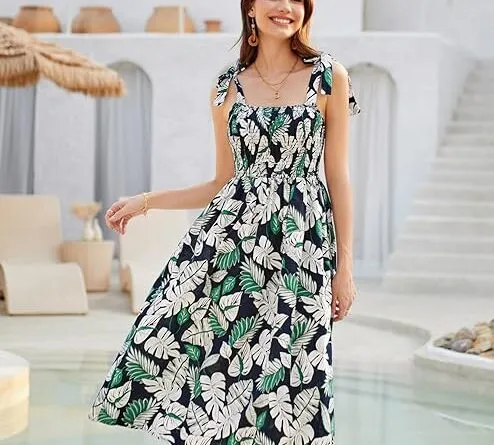 Elegance Meets Comfort: GRACE KARIN's Stunning Floral Summer Dress